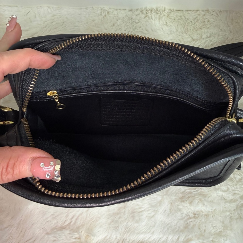 Vintage Coach Legacy 9167 Black Glove Tanned Leather Top of the Counter bag NYC - Picture 8 of 15